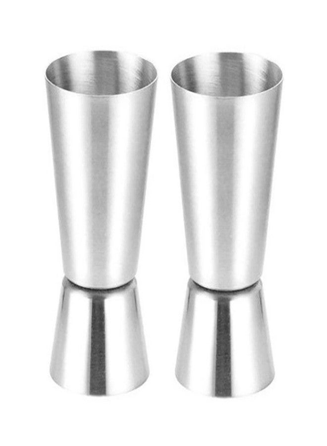 Master Royal Back&Cook Tools Buy 1 Get 1 Free Stainless Steel Double Sided Peg Measures - 30&60 ml - Image 1